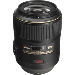 Nikon 105mm f/2.8G IF-ED AF-S VR Micro NIKKOR Lens