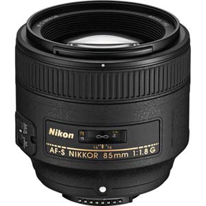 Nikon 85mm f/1.8G AF-S NIKKOR Lens