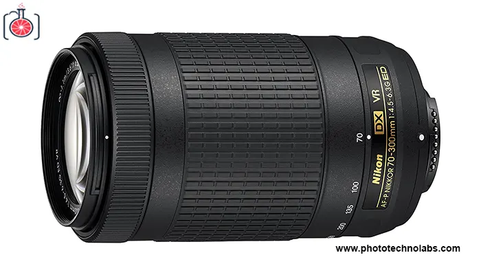 Nikon AF-P NIKKOR 70-300mm f4.5-5.6E ED VR f34-8 for product photography
